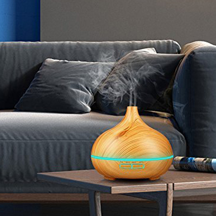 550ml Cool Mist Grain Aromatherapy Diffuser with Auto-Off Safety Switch for Home