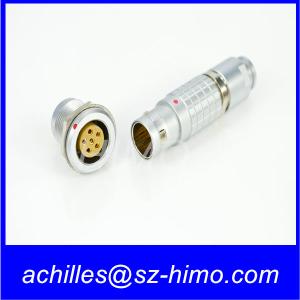Quality 6 pin metal push pull connector B series wholesale