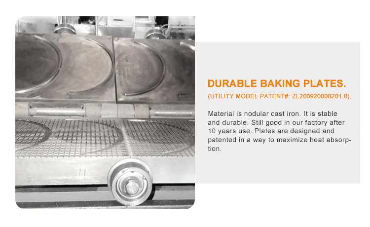 5kg / Hour Sugar Cone Production Line Cone Making Machine With 51 Baking Plates