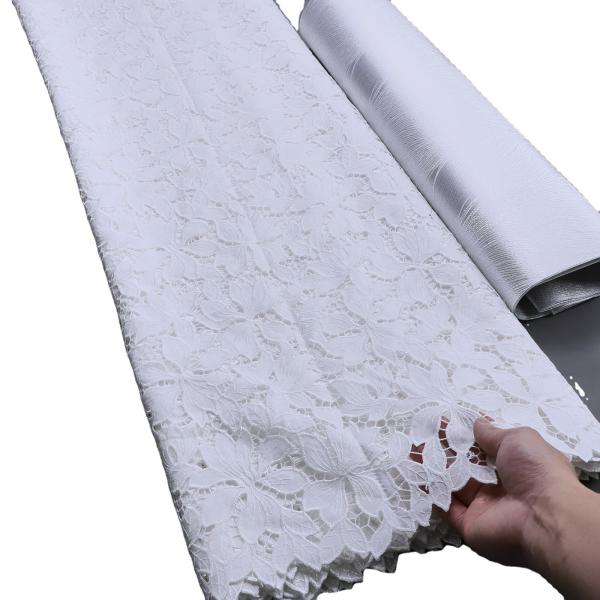 7 Days Sample Order Lead Time Supported 100% Cotton Embroidered Bridal Lace Cord