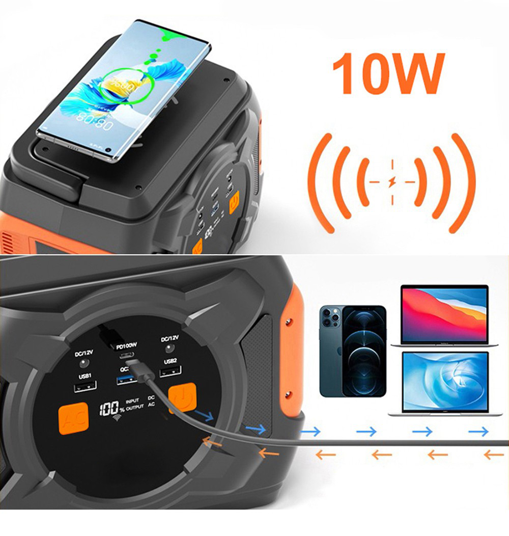 EU Warehouse 80000mAh Camping Portable Power Supply 300 Watt Portable Power Station