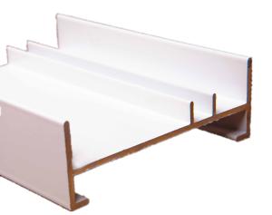 Quality Customized 7.2m White Powder Coated Aluminium Extrusions wholesale
