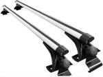 Universal Lockable Crossbar For Luggage Roof Rack Black Metal