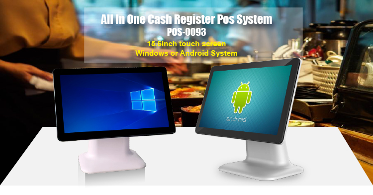 15.6inch Touch Screen Android/Windows Restaurant POS Machine with BT Yes Function SDK