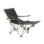 Foldable Fabric Camping Chair With Footrest Leg Rest for Outdoor Portable Big