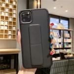 2 In 1 Candy Colour Phone Case Shockproof TPU Material Finger Grip Stand