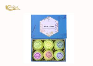 Quality Cream Bath Almond Oil Shea Butter Bath Bomb , Coconut Oil Bath Bomb Box Set wholesale