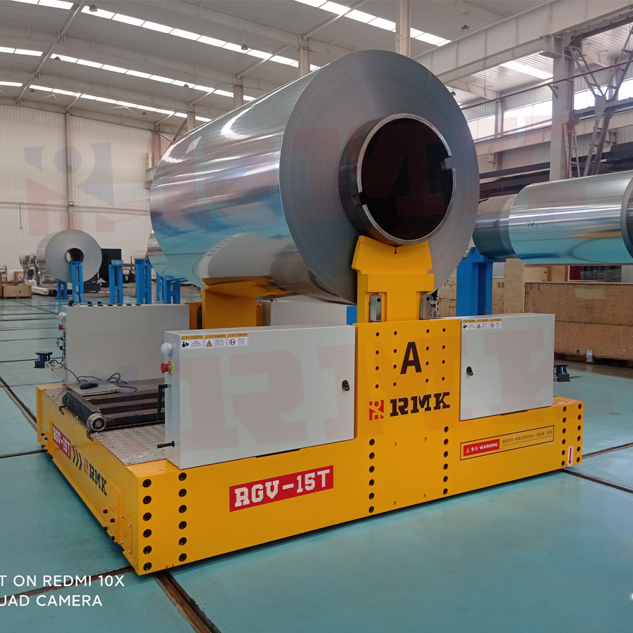 Heavy Duty 15 Tons Automatic Movement Battery Rail Transport Cart