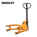 Sinolift HJ365 hand hydraulic 55 gallon oil drum pallet truck