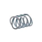Black Powder Coated SS304 0.06mm Linear Wave Springs