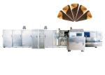 Electric Heating Automatic Rolled Crisp Sugar Cone Production Line