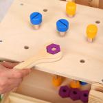 Multifunctional Detachable Children'S Simulation Wooden Tool Table