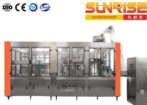 Quality Steamed Carbonated Beverage Filling Machine 4 Heads For Plastic Bottle wholesale
