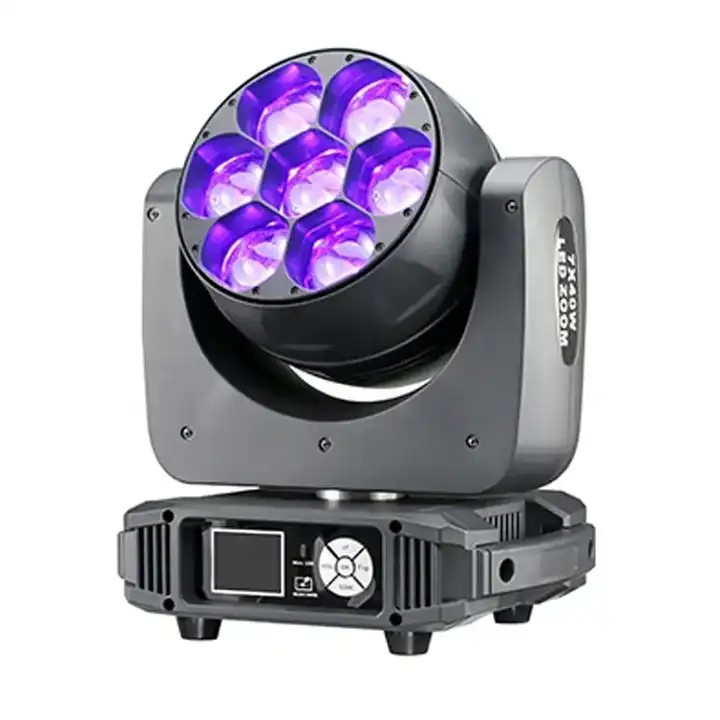 LED Light Source 7x40w Moving Head Stage Light for Professional Disco Show Performance