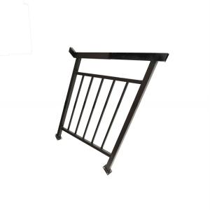 Quality Certified Hot Dip Galvanizing Iron Indoor Veranda Railing Flooring Mounted For Iron Railing wholesale