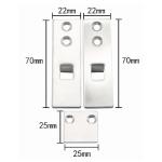 Aluminium Alloy Automatic Door Bottom Seals With Fireproof Strips Seals