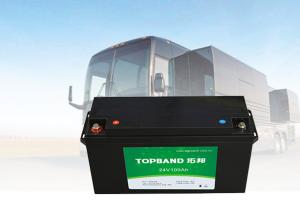 Quality Topband RV Camper Battery 24V 100Ah LiFePO4 Battery Pack with BMS wholesale