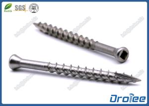 Quality 304 / 316 Stainless Steel Square Drive Trim Head Deck Screws wholesale