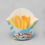 Food French Fries Chicken Packaging Disposable Kraft Paper Box for Benefit of