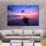 Handcrafted Multicolor Landscape Canvas Prints / Oil Painting For Home Decor