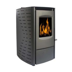 Quality 80kg Biomass Wood Burner 1.8kg/H Fuel Wood Pellet Heater wholesale