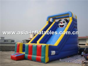 Quality Commercial Inflatable Slide With Panda Cartoon Used For Party And Holiday wholesale
