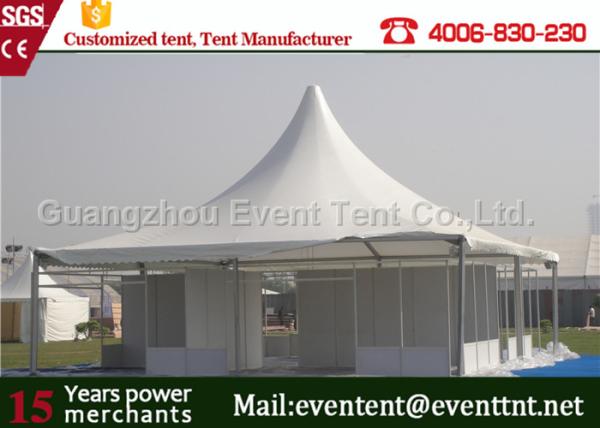 Quick Installation Large Outdoor pagoda Tent With PVC Coated Polyester Fabric