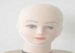 White Polyester Tubular Netting Bandage Fixation Cap , Medical Bonnet