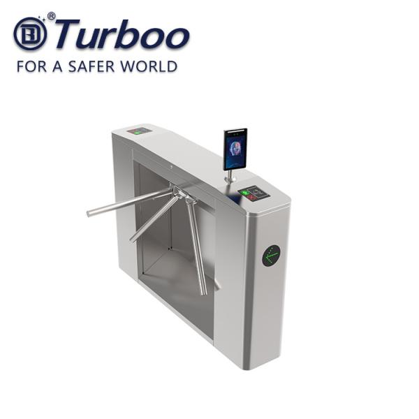 High Security Waist Height Turnstile , 35w Pedestrian Gate Access Control 50