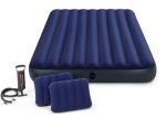 Wear Resistance Inflatable Bunk Bed With Electric Build In Pump PVC Material