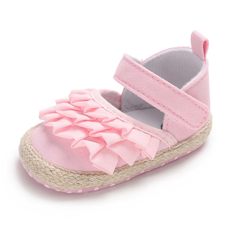 Free sample Cotton fashion 0-18 months crib prewalker baby sandals