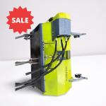 105cm Cutting Skid Steer Flail Mower Graphite Gearbox 30HP Y Blades Loader