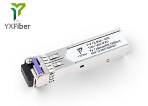 Quality 155M BIDI LC/SC Connector 100km 1490nm/1550nm SFP Fiber Transceiver wholesale
