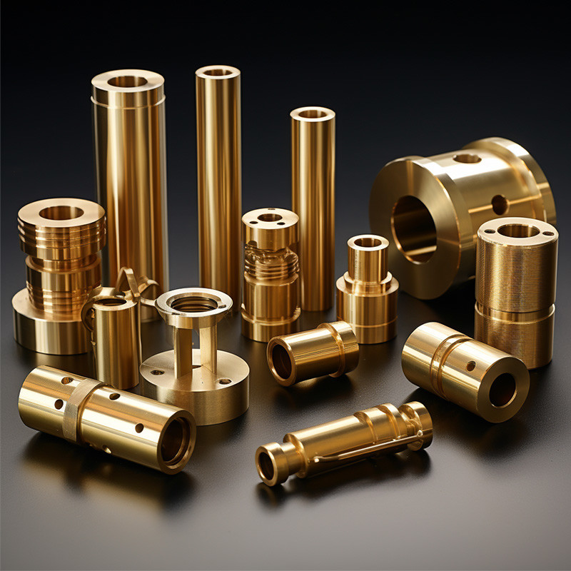 Custom CNC Lathe Machining Turning Parts CNC Metal Service Turned Brass Parts