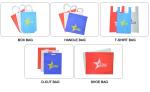 Industrial Eco Friendly Bag Making Machine / Fabric Bag Forming Machine
