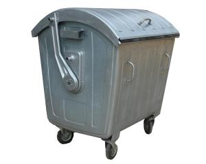 Quality 1100 Liters galvanised steel waste bin ,1100Liters garbage bin, wholesale