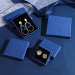 Custom Order Custom Logo Printed Jewelry Box for Earrings Ring Necklace Bracelet