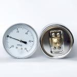 63mm Low Capsule Pressure Gauge 80 CmH2O Chromed Steel Axial Pressure Gauge