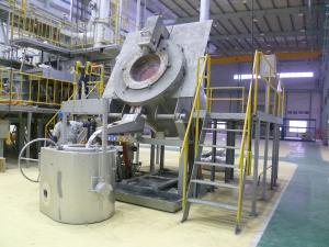 Quality 930 KG 880mm Ingot Small Electric Aluminium Melting Furnace Aluminum Fast Melting wholesale