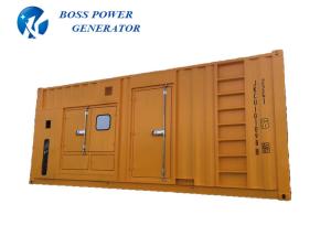 Quality 900kw Silent Diesel Generator Container Type Power Plant Equipement With Raincap wholesale