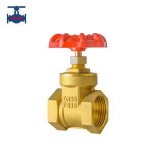 Quality Corrosion Resistant Brass Female Threaded Gate Valve With Handwheel Operation wholesale