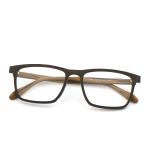 Wood Frame Glasses Men'S Retro Literature Art Handmade Acetate Optical Glasses