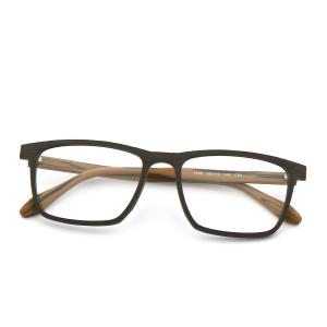 Quality Wood Frame Glasses Men'S Retro Literature Art Handmade Acetate Optical Glasses Frames wholesale