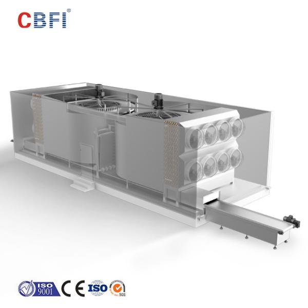 Economical double Spiral Freezer Industrial Seafood Shrimp Fish Iqf Spiral