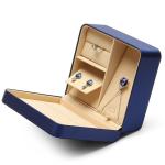 PU Leather Jewelry Packaging Box For Ring Pendant Necklace Earrings Storage Gift