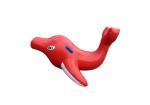 Small Red Dolphin Inflatable Water Floating Toys 3*1m for Park