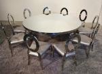 China High Quality Custom Stainless Steel Chairs Designs In Foshan Manufacturer