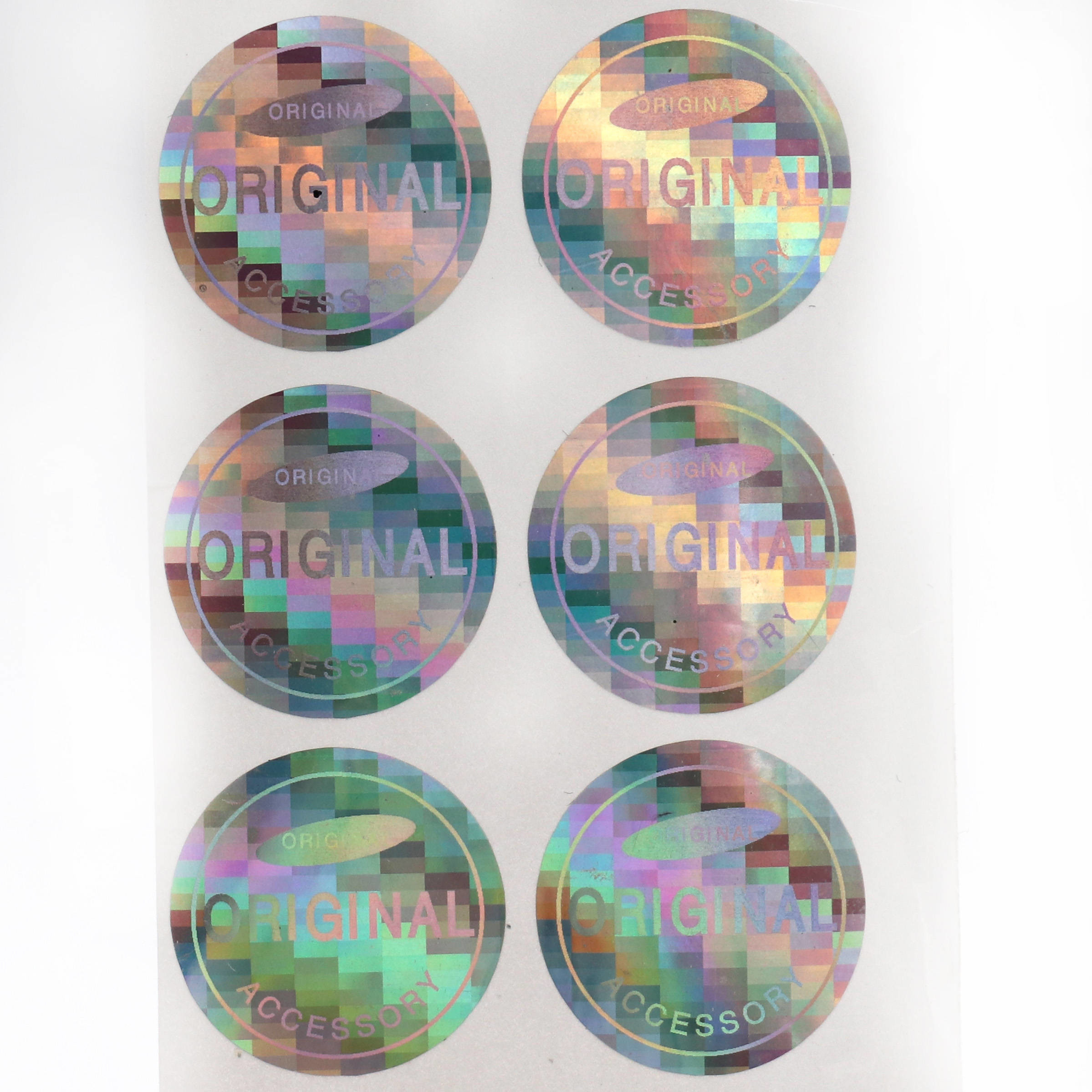 3D Anti Fake Hologram Vial Label Strong Adhesive For Seal Boxes