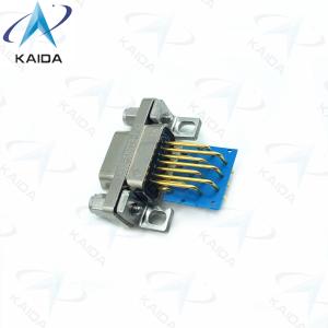 Quality J30J-15TJWP Gold Over Nickel Contact Plating MDM Series 15 Male Pins 90 Degree Receptacle wholesale
