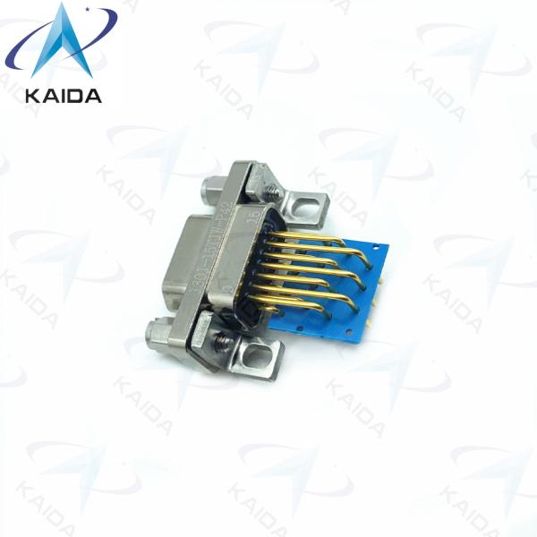 J30J-15TJWP Gold Over Nickel Contact Plating MDM Series 15 Male Pins 90 Degree